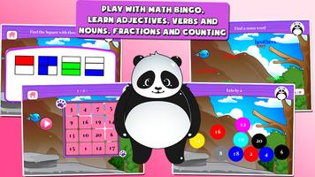 Panda 1st-Grade Learning Games capture d'écran 1