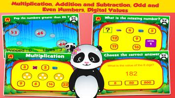 Panda Second Grade Games स्क्रीनशॉट 1