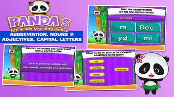 Panda 4th Grade Learning Games اسکرین شاٹ 1