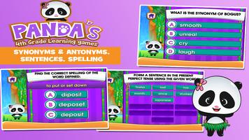 Panda 4th Grade Learning Games اسکرین شاٹ 2