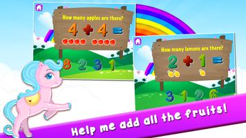 برنامه‌نما Pony Learns Preschool Math عکس از صفحه