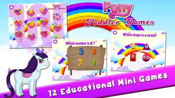 Pony Games for Toddlers-poster
