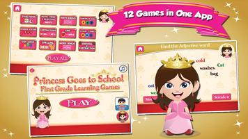 Prinzessin First Grade Spiele Plakat