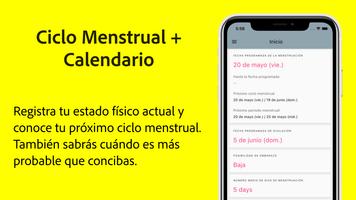 Ciclo y calendario menstrual Poster