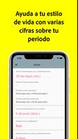 Ciclo y calendario menstrual captura de pantalla 1