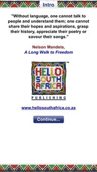 Hello South Africa Phrasebook poster