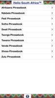 Hello South Africa Phrasebook ภาพหน้าจอ 1