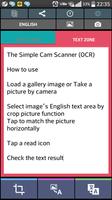 scanner du texte simple (OCR) capture d'écran 1