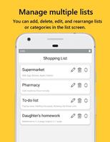 پوستر Shopping List