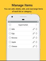 برنامه‌نما Shopping List عکس از صفحه