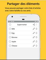 liste de courses | à faire capture d'écran 2