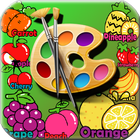 Bebé Coloring Book Fruit icono