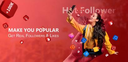 Get real Followers & Likes পোস্টার