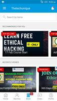 Thetechunique - Learn Ethical Hacking capture d'écran 1
