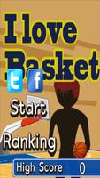 I love basket Affiche