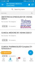 DR VISHWA MEDICAL COACHING تصوير الشاشة 1