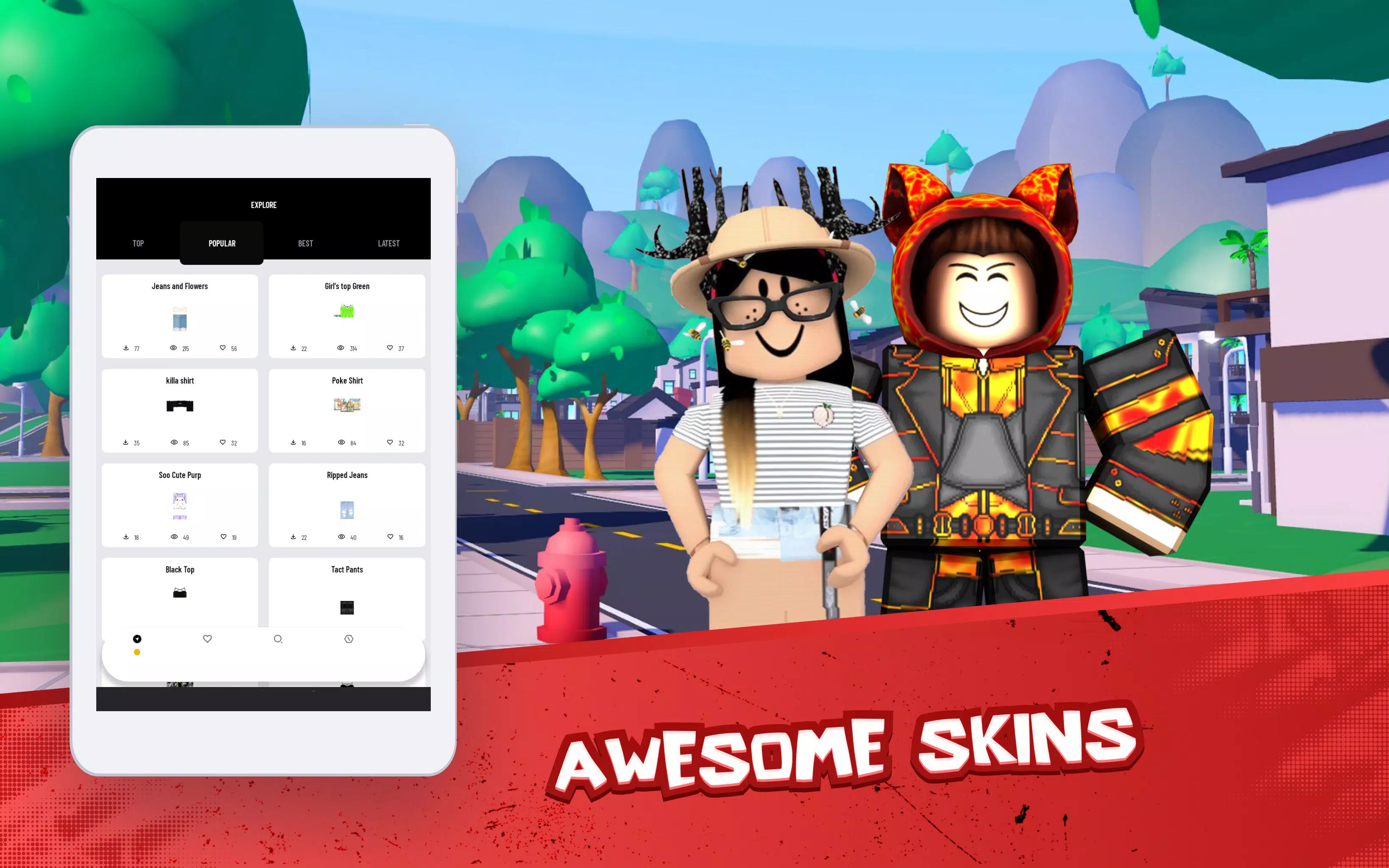 Download do APK de Roblox Skins Vestiário para Android