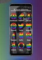 برنامه‌نما Apolo Gay - Theme, Icon pack,  عکس از صفحه