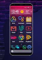 Apolo Neon - Theme Icon pack W تصوير الشاشة 1