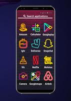 Apolo Neon - Theme Icon pack W captura de pantalla 2