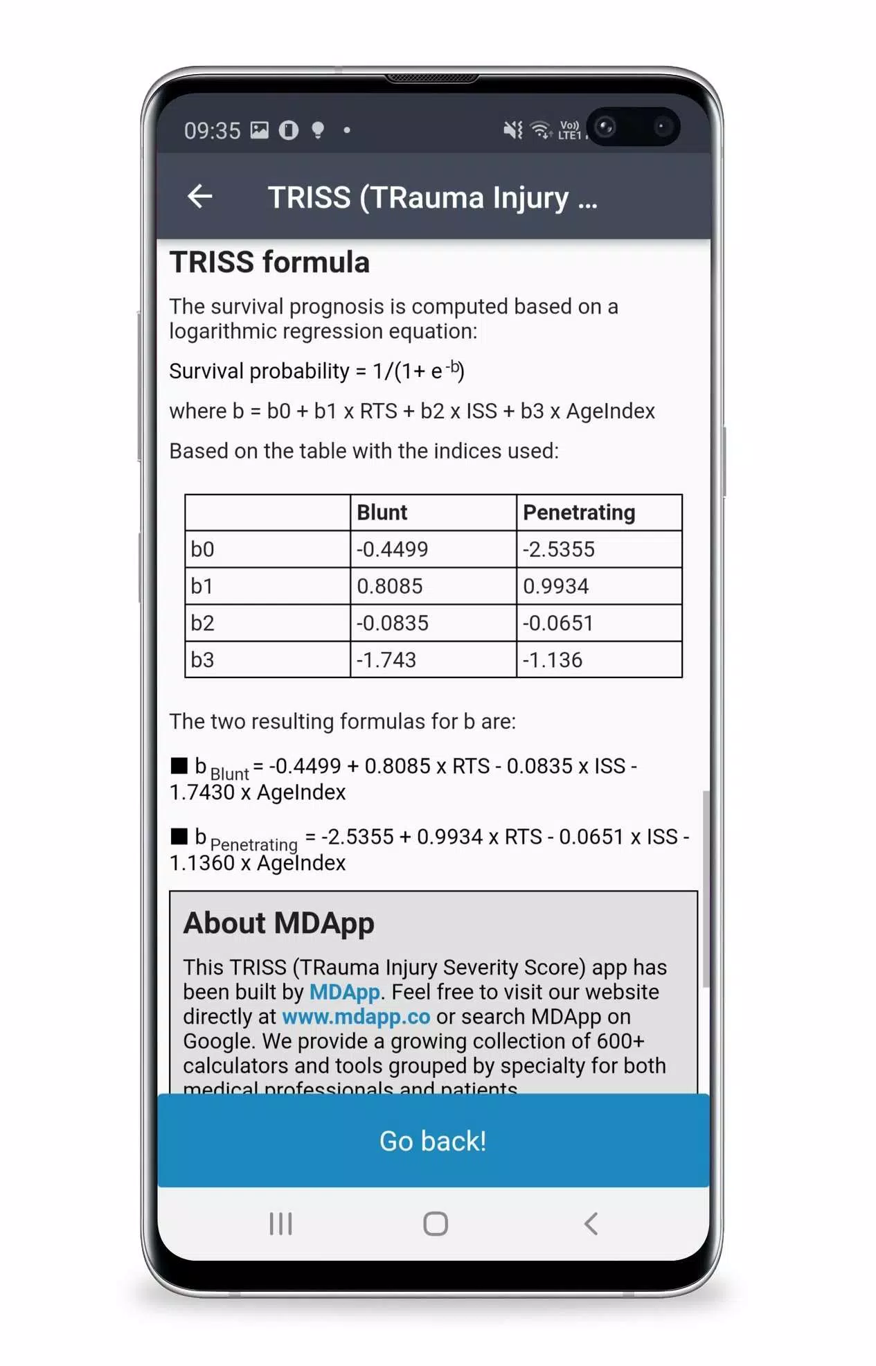 TRISS Calculator (TRauma Injur APK for Android Download