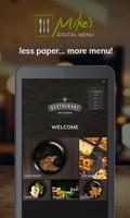 Mike's Digital Menu | minder papier, meer menu!-poster