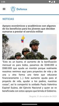 Mindefensa Colombia poster