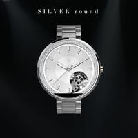 Silver Watch Face for Women Affiche