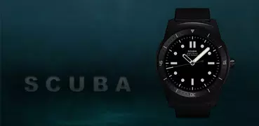 Scuba Diver Watch Face