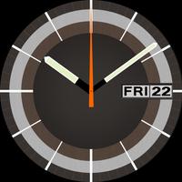70s watchface for Android Wear Affiche