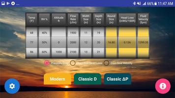 HVAC Duct Calculator الملصق