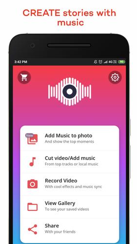 Stories with music photos APK pour Android Télécharger
