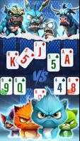 Solitaire Cats vs Zombies постер