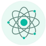 Atomic study center Zeichen