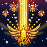 天空冠軍：銀河太空射擊遊戲，怪物進化 APK