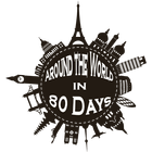 Around the World in 80 Days by Jules Verne أيقونة