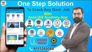 Azad IAS Academy Unit Of Azad  الملصق