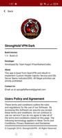 StrongHold VPN Dark screenshot 1