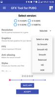 GFX Tool HDR graphics FPS unlocker for PUBG Mobile ภาพหน้าจอ 1