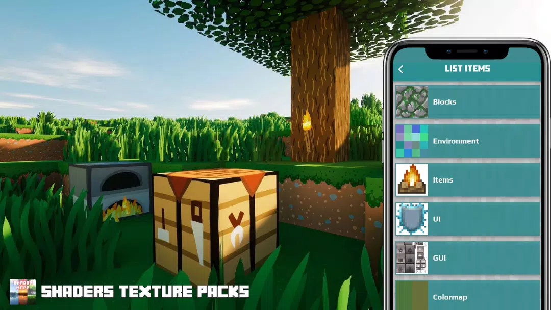 Realistic shader mod for Minecraft PE 1.3.4 APKs - com.furniture.mods.minecraft.texture_pack  APK Download