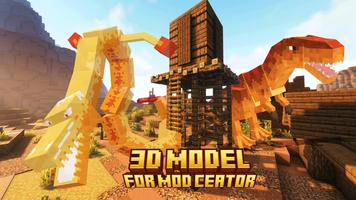 3D Model Maker for Minecraft Plakat