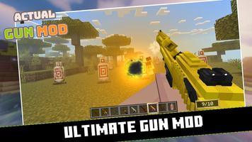 Actual Gun Mod for Minecraft Cartaz