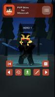 PVP Skins for Minecraft Plakat
