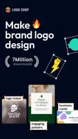 Logo Maker Shop الملصق