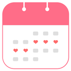 Regles calendrier et menstruel icône