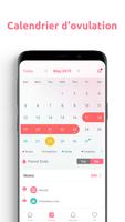 Regles calendrier et menstruel capture d'écran 1