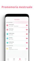 3 Schermata Ciclo mestruale, calendario