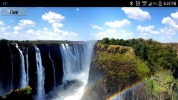 Poster Victoria Falls White Noise