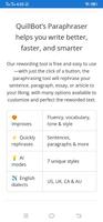 Quillbot - Paraphrasing Tool Poster