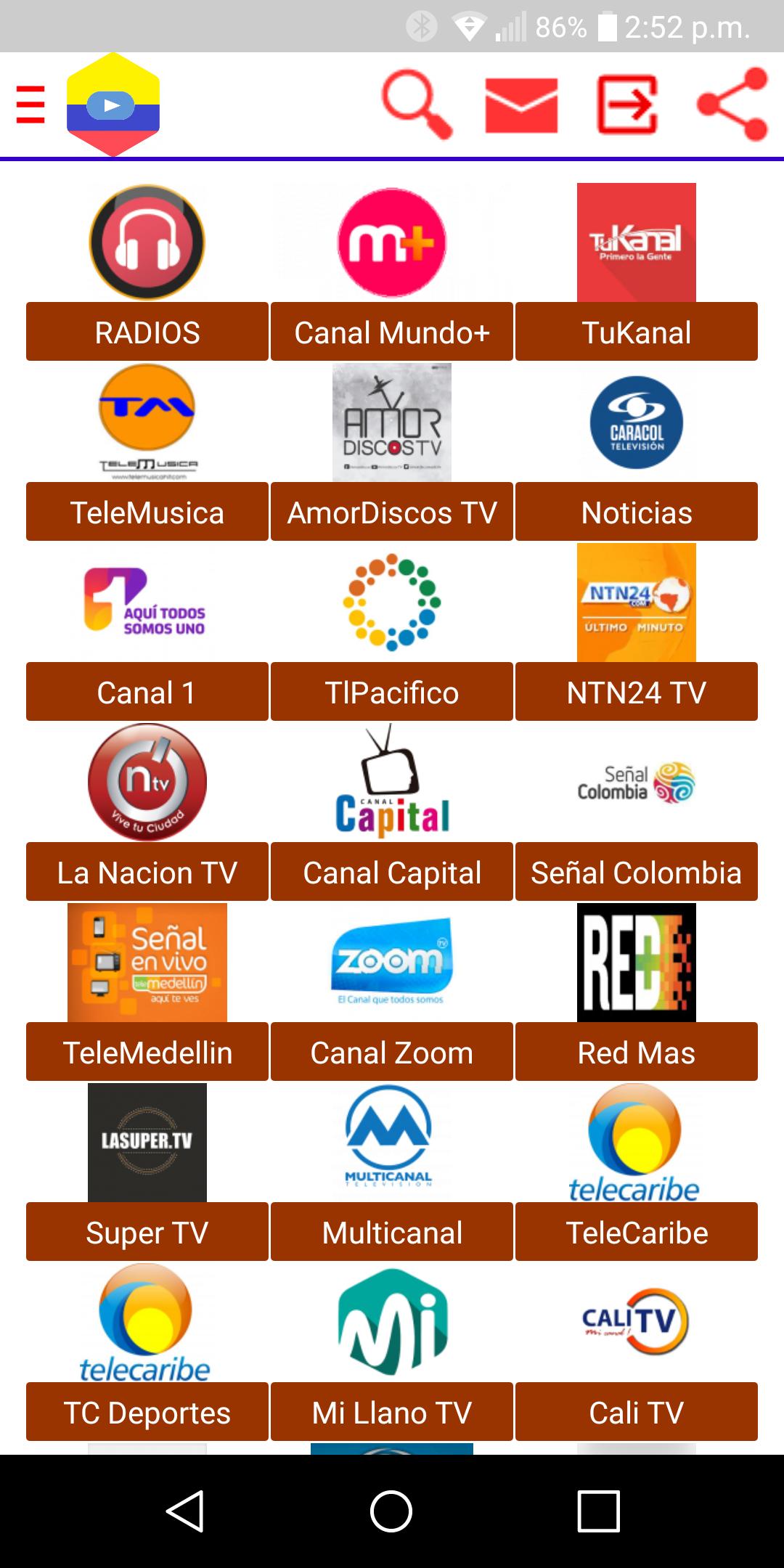 Android용 TV Colombia HD en Vivo APK 다운로드